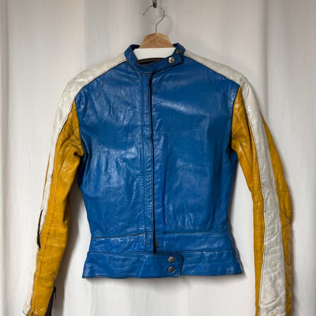 70's 루이스레더 레이싱 레더 자켓