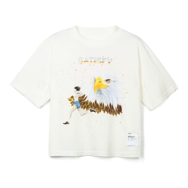 (새상품) 새티스파이 모스테크 티셔츠 오프화이트