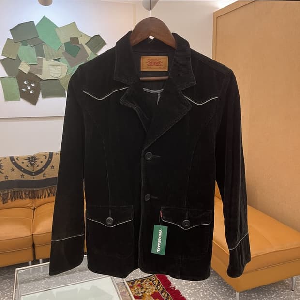 리바이스 78545 코듀로이 골덴 자켓 85 C05549