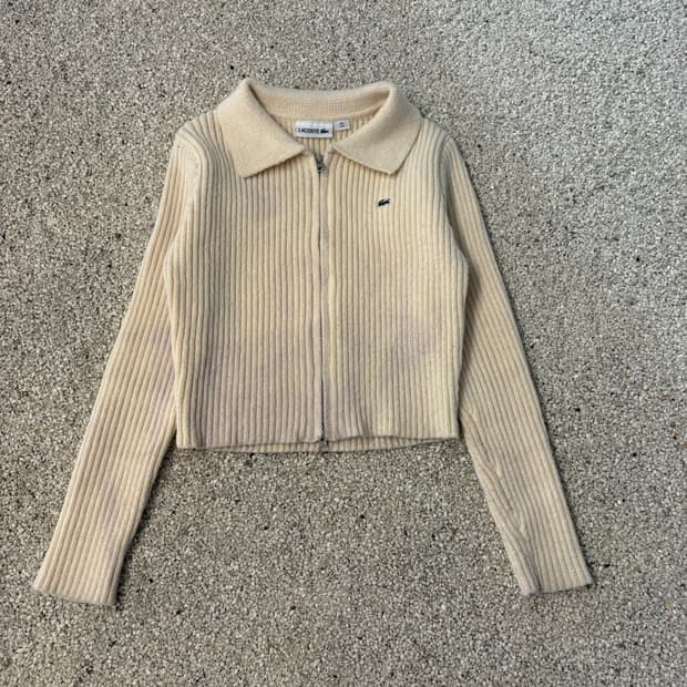 라코스테 집업 니트