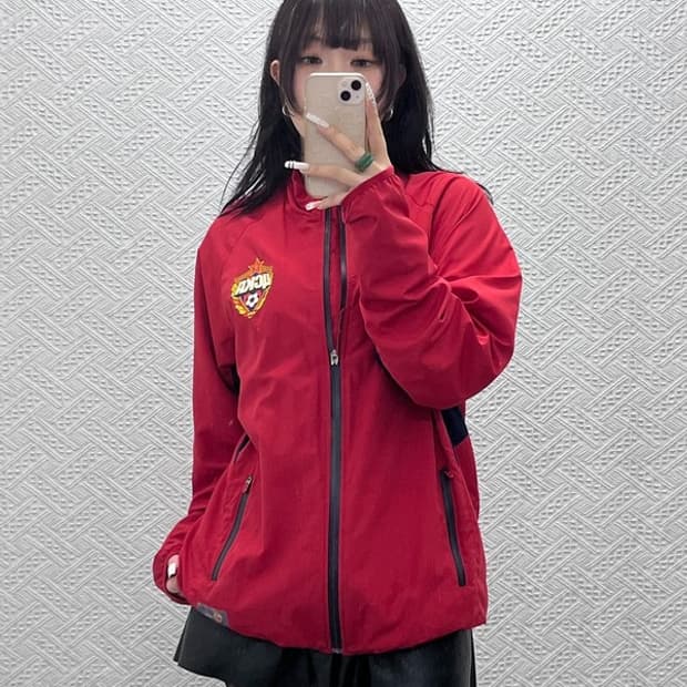 엄브로 올드스쿨 레트로 모스크바 축구 바람막이 자켓 XL C10952