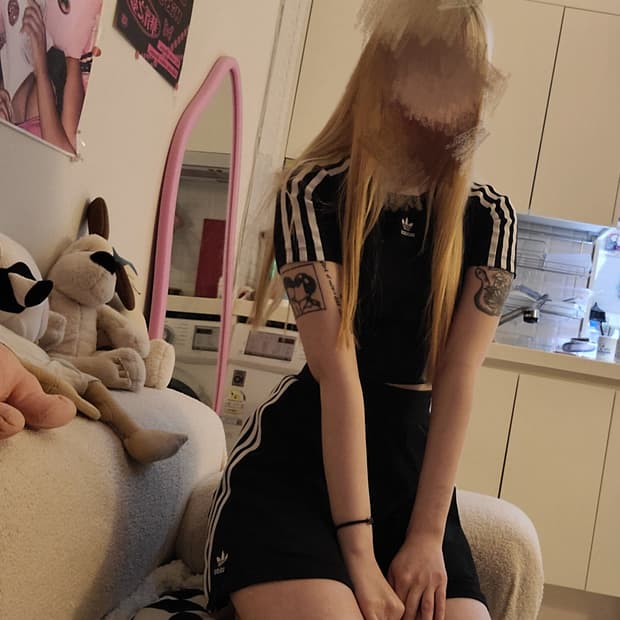 아디다스 아디컬러 3s 베이비 티셔츠 스커트 투피스