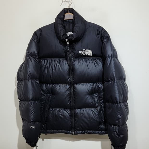 (90) 노스페이스 700 눕시패딩 점퍼 블랙 거위털 구스다운 자켓 