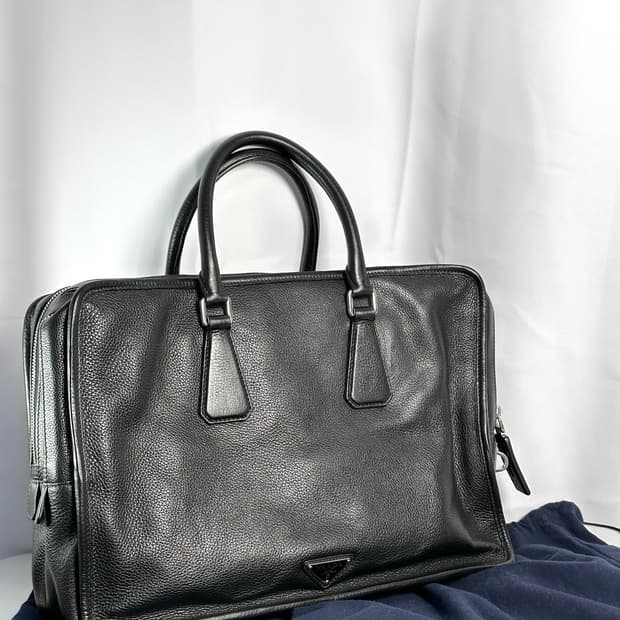 프라다(PRADA) 레더 비즈니스 토트백 / 브리프케이스