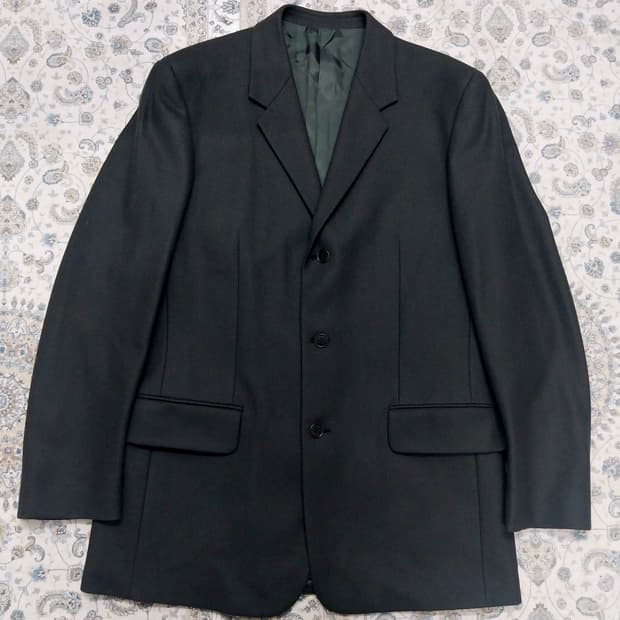 CK 컬렉션 최상위라인 진녹색 울 블레이저 50