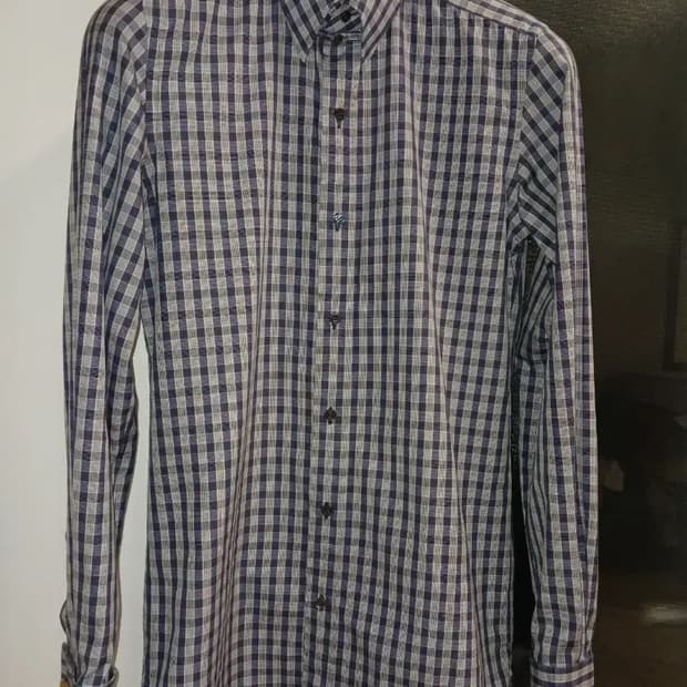 TOM FORD COTTON CHECKED DRESS SHIRTS