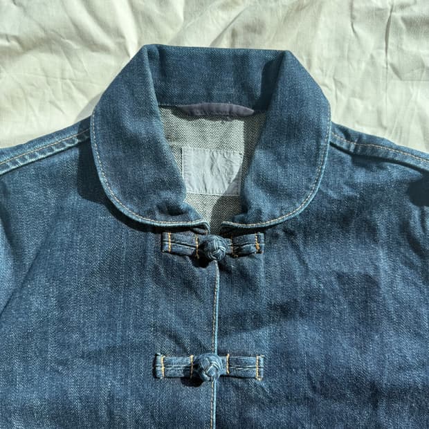 차이나 데님 자켓