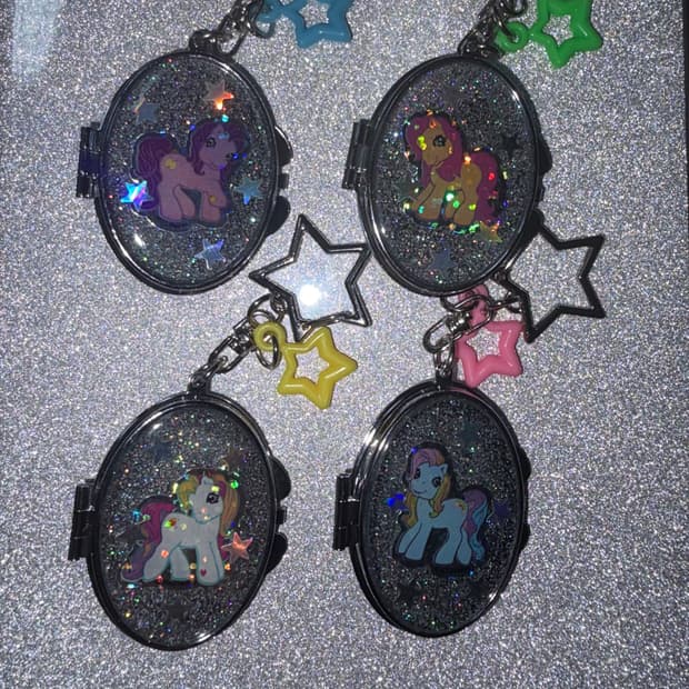 리틀 스타 포니 키링