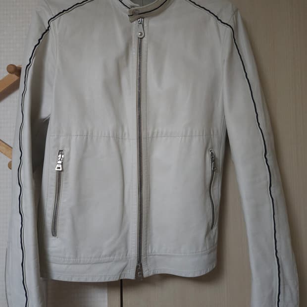 (50) 프라다 스포츠 레더 자켓