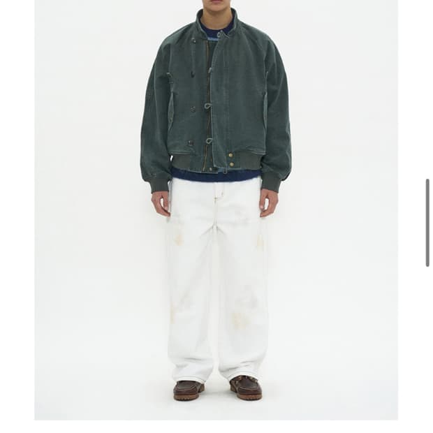 파르티멘토 vtg washed N2B 자켓 카키