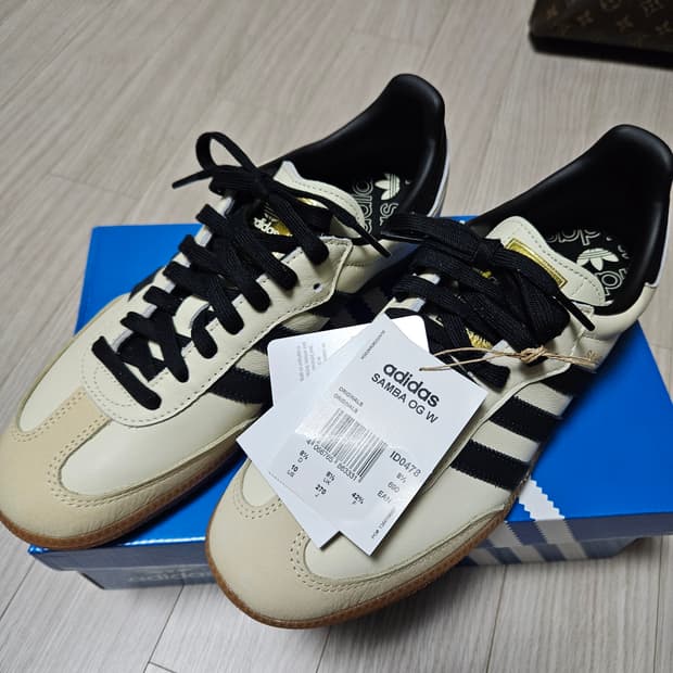 아디다스 삼바 OG 크림 블랙 270mm ID0478
