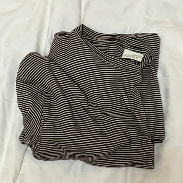 (XL) 자라 오리진 스트라이프 롱슬리브