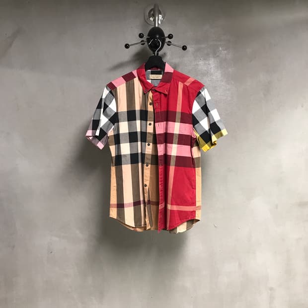 버버리 반팔 셔츠 M