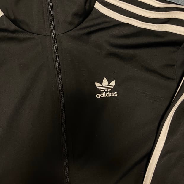 아디다스 블랙 져지 트랙탑