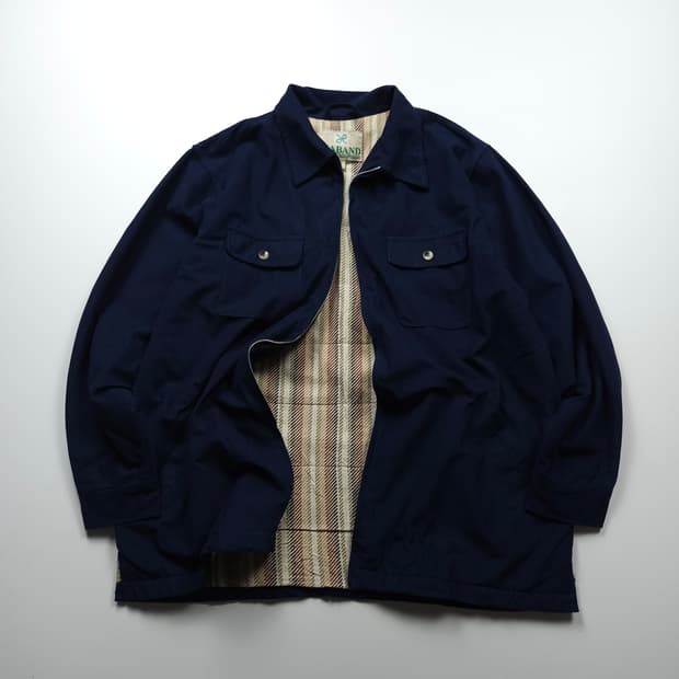 HABAND 이너 체크 코듀로이 자켓 (XL)