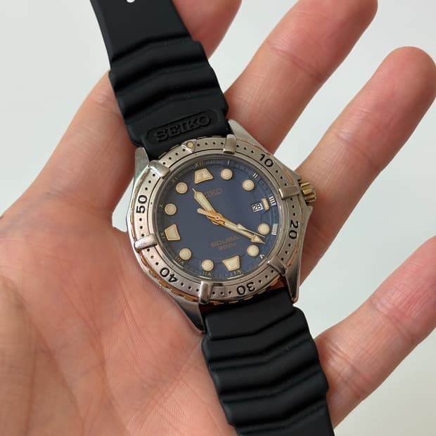 1990s Scuba Navy Dial Diver Quartz