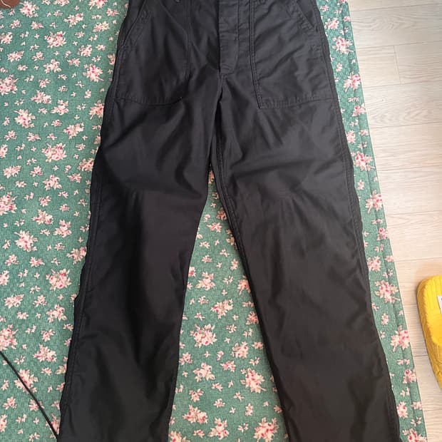 오어슬로우 Black Fatigue Pants (3)