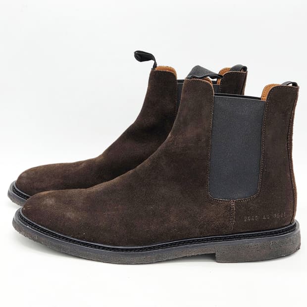 커먼프로젝트 25FW 2446 스웨이드 첼시 브라운 (44)