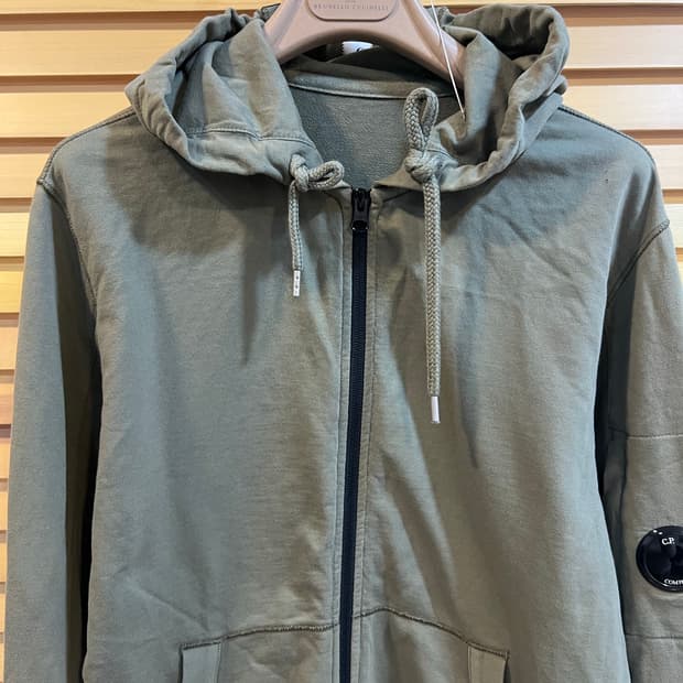 씨피컴파니 CP컴파니 남성 카키 렌즈고글 후드집업점퍼