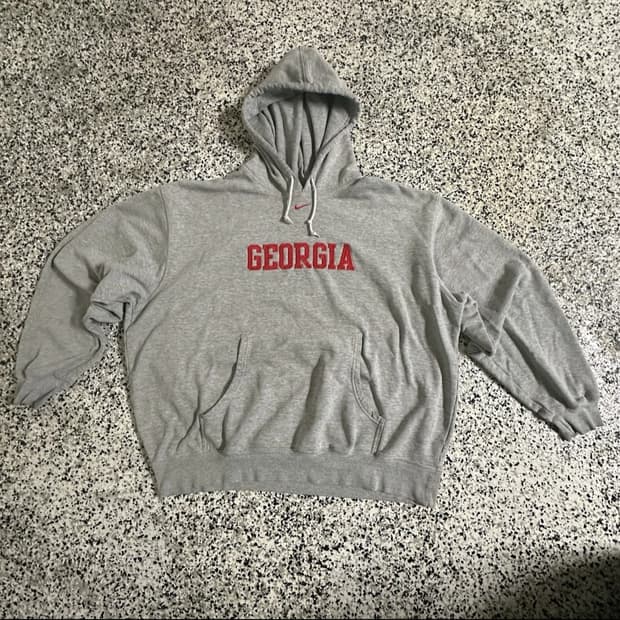 90s 00s 나이키 팀 조지아 빈티지 후드 xxl