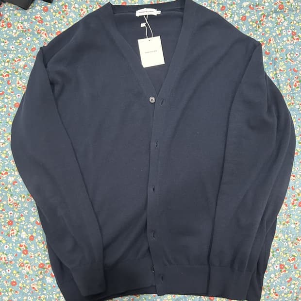 새상품 스테디에브리웨어 데일리 코튼 가디건 3size 다크네이비