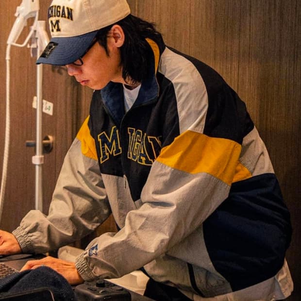 스타터 x 미시간 블랙라벨 트레이닝 셋업