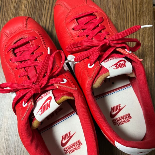 나이키x기묘한이야기 코르테즈(레드, 270사이즈)