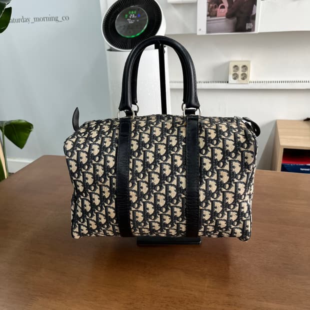 디올 올드 빈티지 오블리크 보스턴백