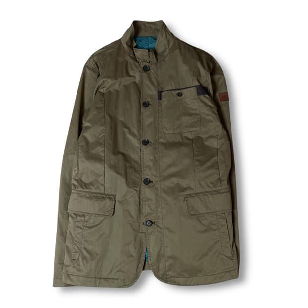 노스페이스 브라운 멀티포켓 나일론 자켓 110