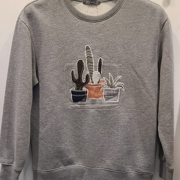 FRJ 기모 라운드 맨투맨 