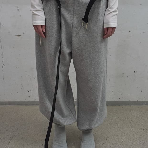 (구매 LCDC FOLD-OVER TERRY SWEATPANTS grey
