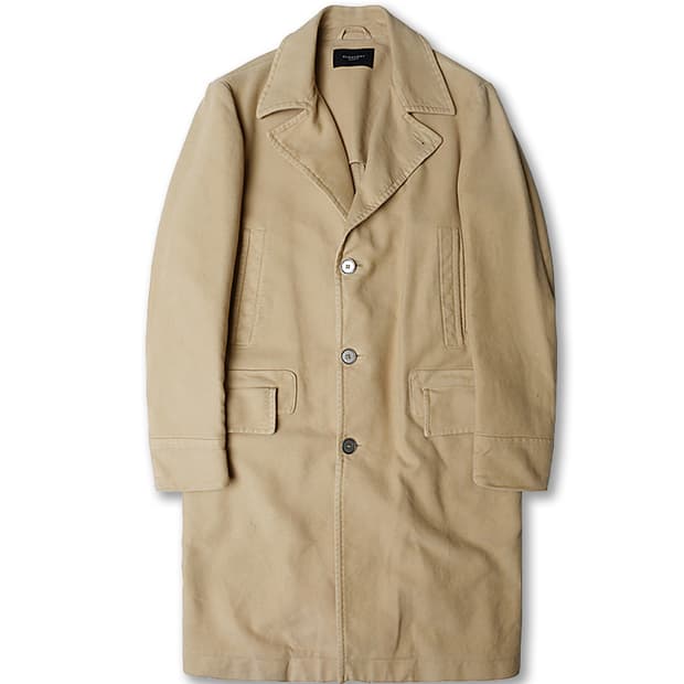 버버리 [BurBerry] 바움불레 코튼 몰스킨 빈티지 코트