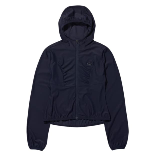 미스치프 후디 와플 집업 네이비 S