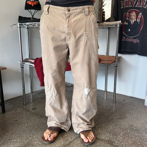 칼하트 카펜터 팬츠 사시코 커스텀