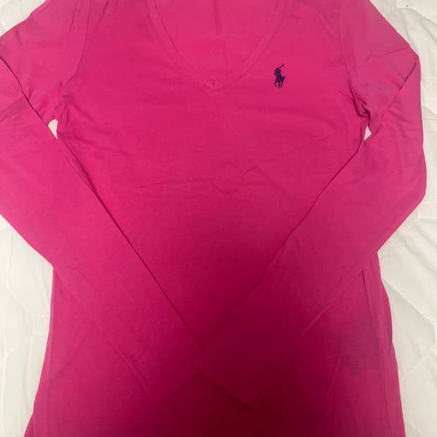 폴로랄프로렌 브이넥 티셔츠