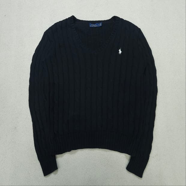 폴로 랄프 로렌 신형 여성 케이블 니트 XS