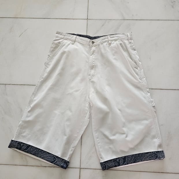 [희귀] 스눕독(Snoop Dogg) 오피셜 올드스쿨 페이즐리 버뮤다 팬