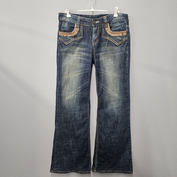 paskal 빈티지 y2k 워싱 데님진