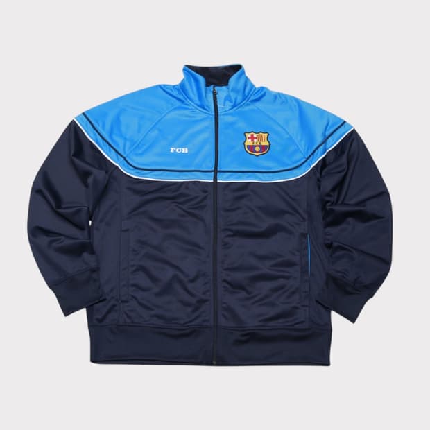 [남성 L] 바르셀로나 오피셜 라이센스 트랙자켓