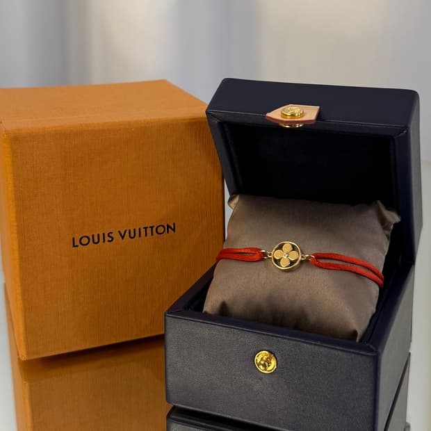 [정품] 루이비통 이딜 블라썸 다이아 팔찌 옐로우골드 18K