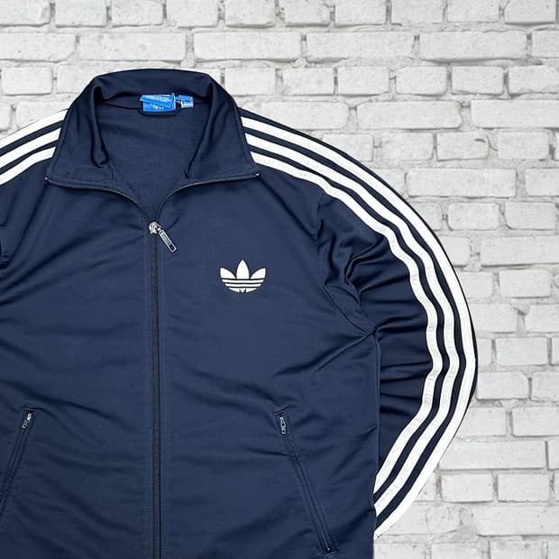 아디다스 구형 파이어버드 다크네이비 빈티지 져지 110