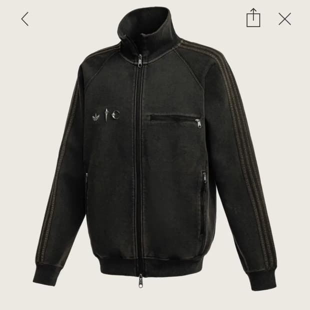 아디다스 떠그클럽 트랙탑 블랙 M