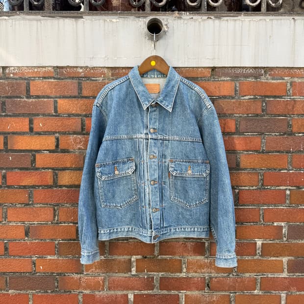 80s 리바이스 오렌지탭 2세대 트러커자켓 M(XL)