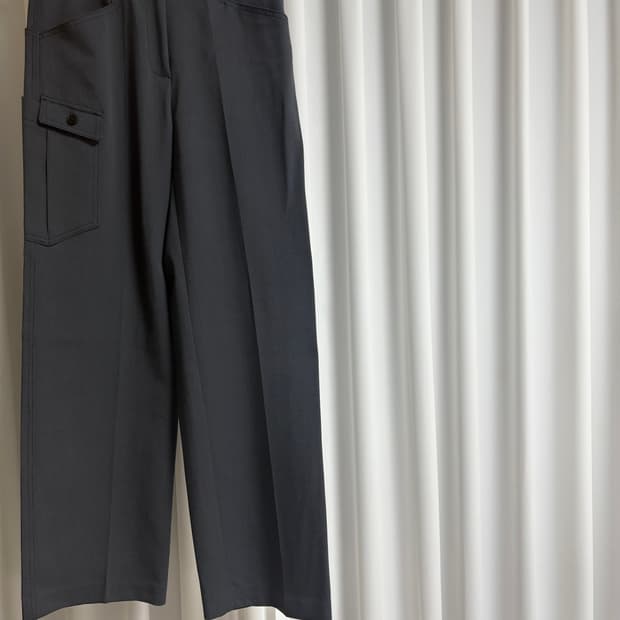 런던플랏 플랍 카고 팬츠 - 차콜