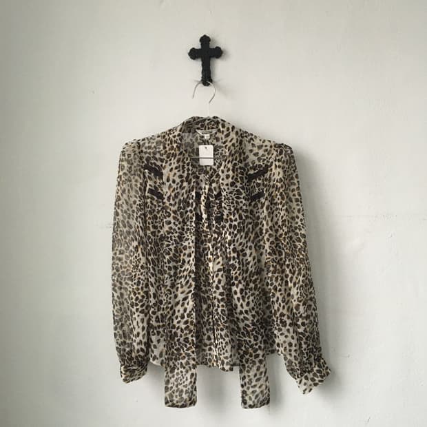 Animal pattern blouse