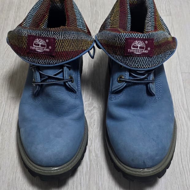 팀버랜드 롤탑 스웨이드 블루 앵클부츠 (255~260)