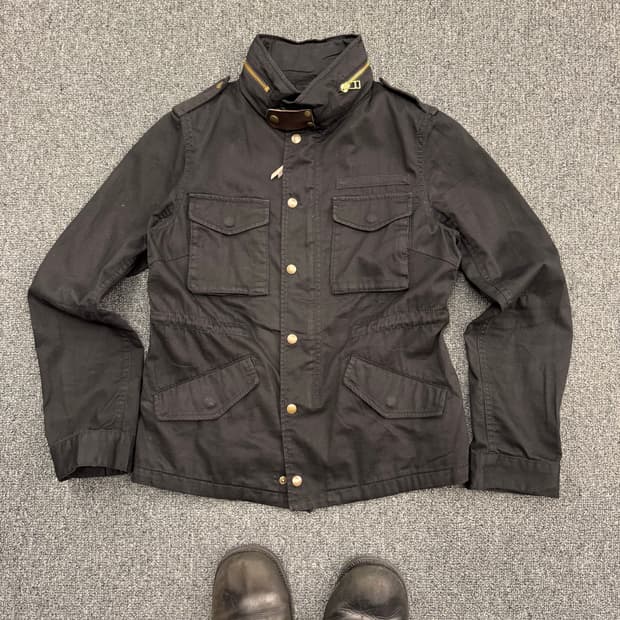 japanese vintage 여성 숏 야상 자켓