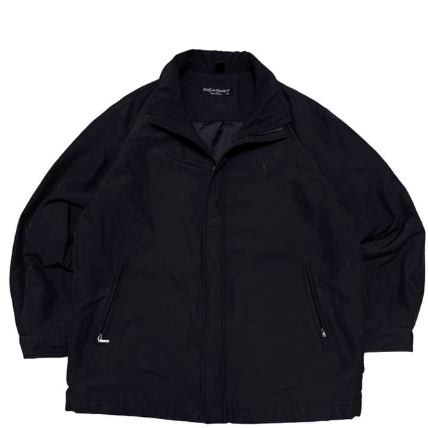 YSL 입생로랑 블랙 블루종 자켓