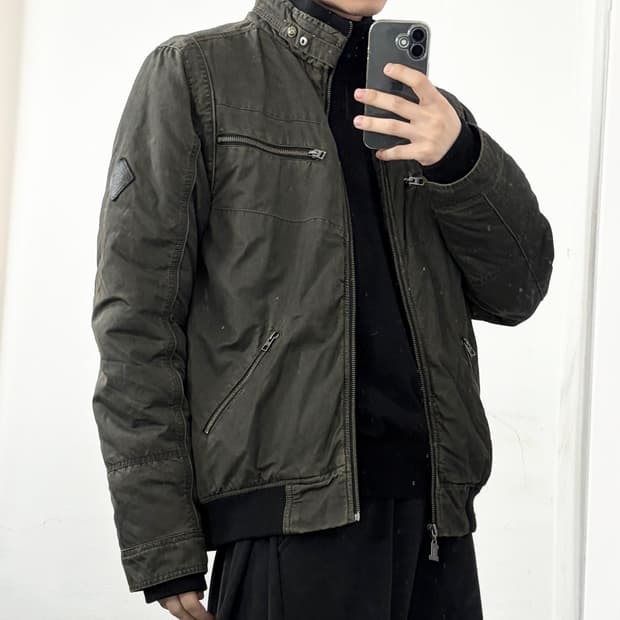 할리데이비슨 바이커 점퍼 자켓