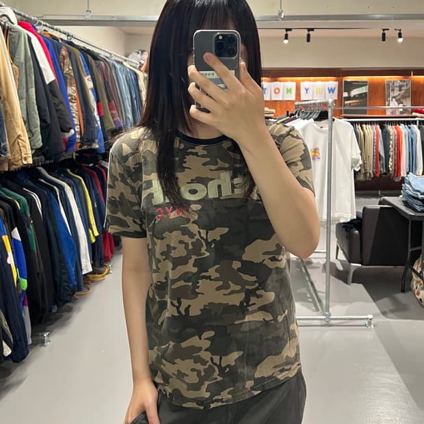 schott 카모플라주 반팔티셔츠